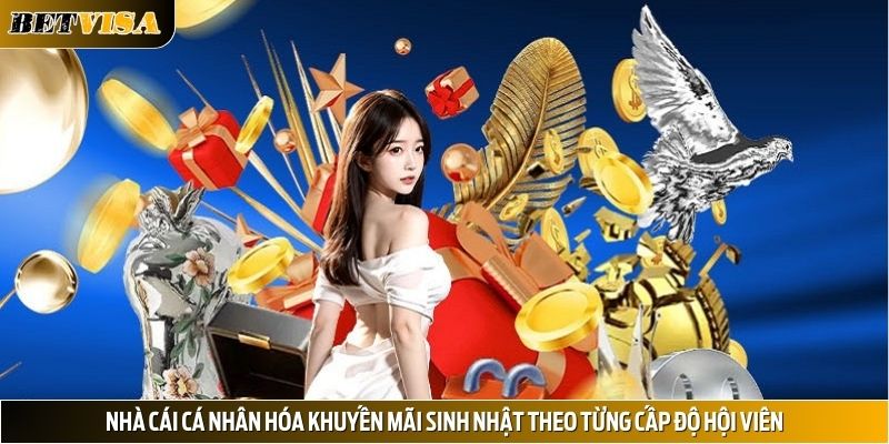 Nhà cái cá nhân hóa khuyến mãi sinh nhật theo từng cấp độ hội viên