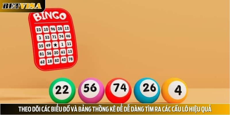 Theo dõi các biểu đồ và bảng thống kê để dễ dàng tìm ra các cầu lô hiệu quả