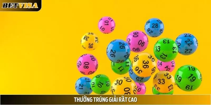 Thưởng khi thắng giải đặt cược rất cao